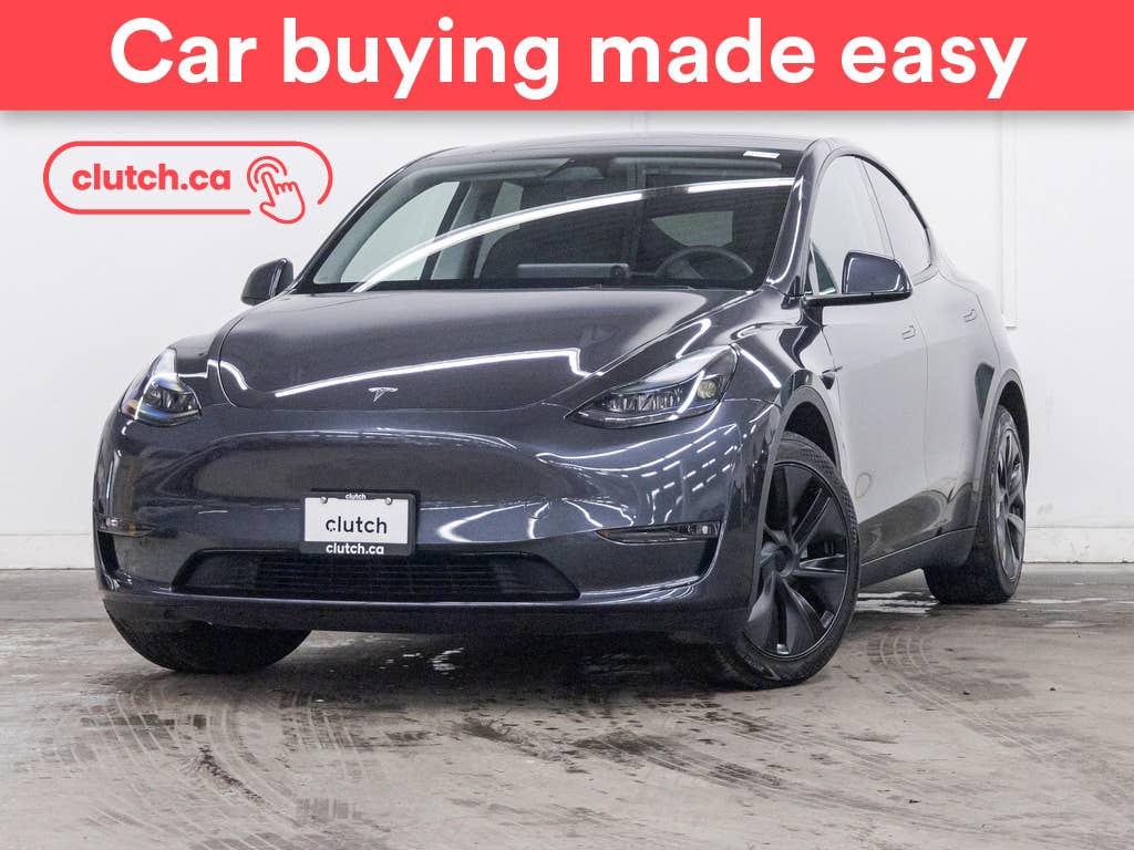 Gray 2025 Tesla Model Y SUV / Crossover All-Wheel Drive Automatic