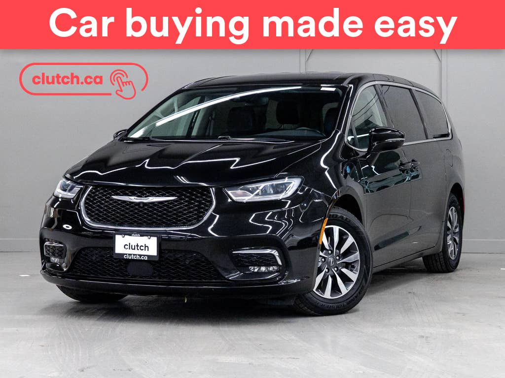 Black 2022 Chrysler Pacifica Hybrid Minivan Front-Wheel Drive Automatic