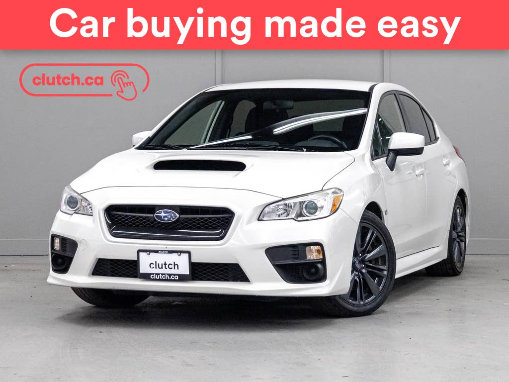 White 2017 Subaru WRX Sedan All-Wheel Drive Automatic