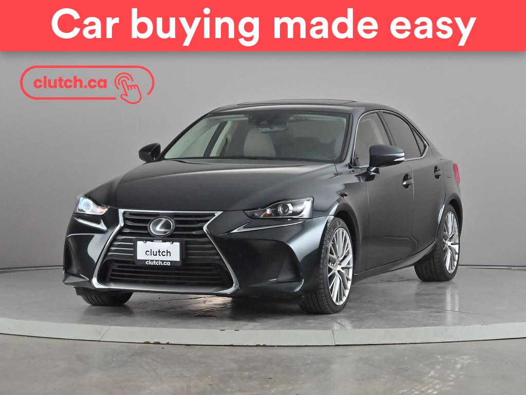 Black 2018 Lexus IS Sedan All-Wheel Drive Automatic