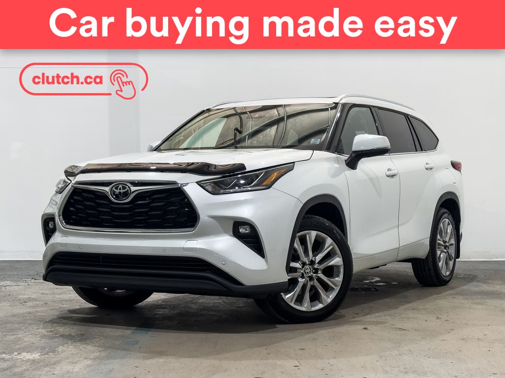 White 2022 Toyota Highlander SUV / Crossover All-Wheel Drive Automatic