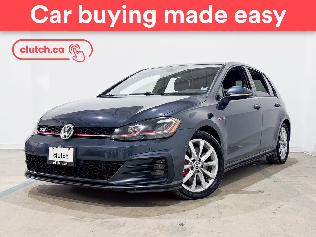 Gray 2018 Volkswagen Golf GTI Hatchback Front-Wheel Drive Automatic