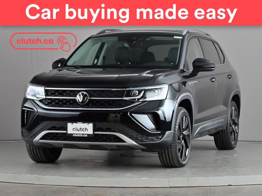 Black 2023 Volkswagen Taos SUV / Crossover All-Wheel Drive Automatic