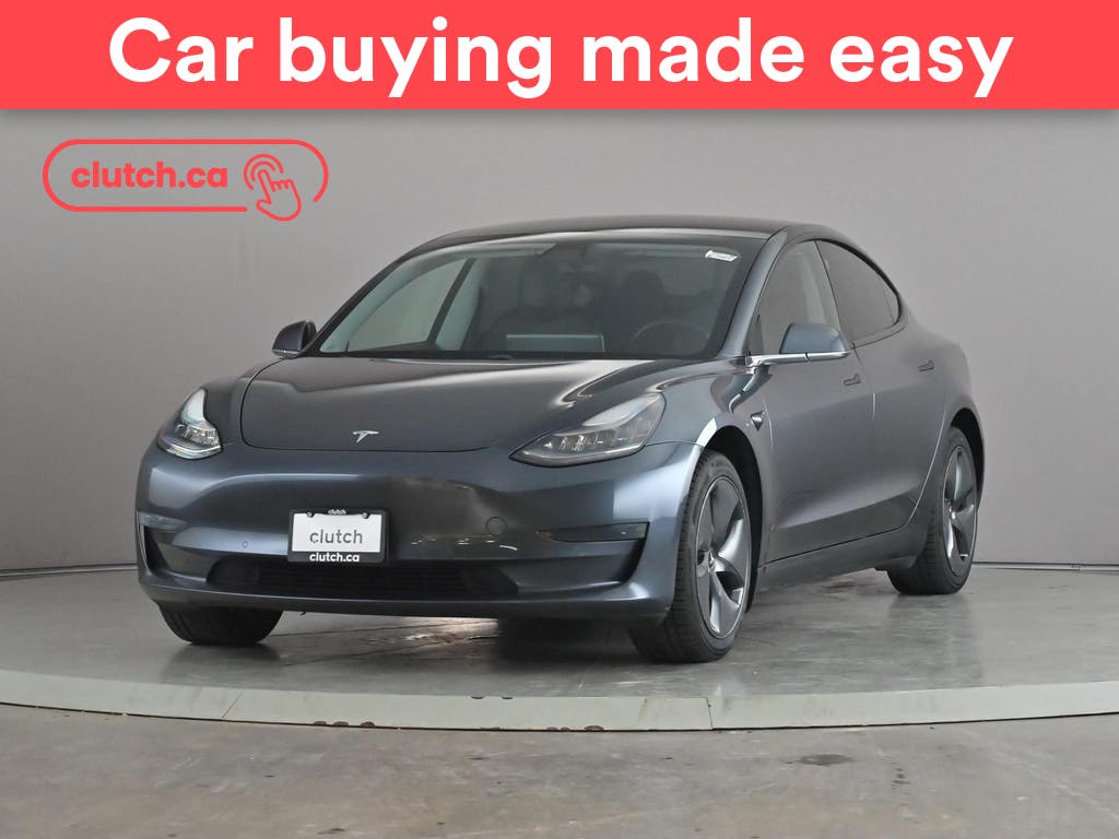Black 2019 Tesla Model 3 Sedan Rear-Wheel Drive Automatic
