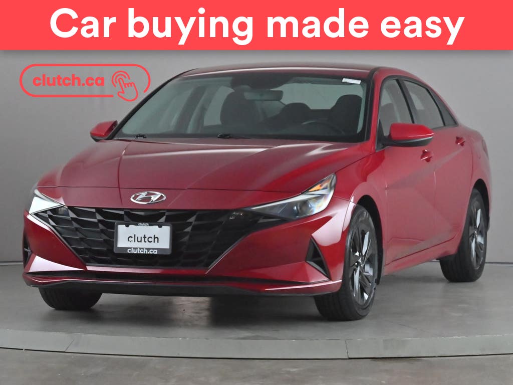 Red 2021 Hyundai Elantra Hybrid Preferred FWD Sedan Automatic