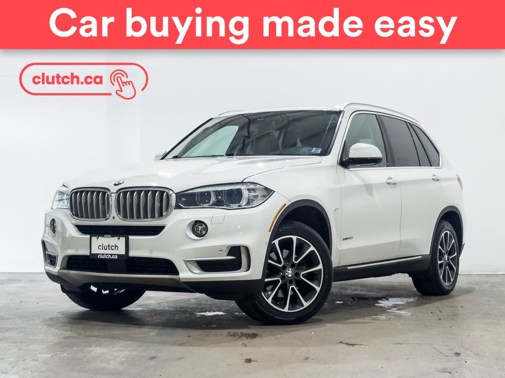 White 2018 BMW X5 SUV / Crossover All-Wheel Drive Automatic