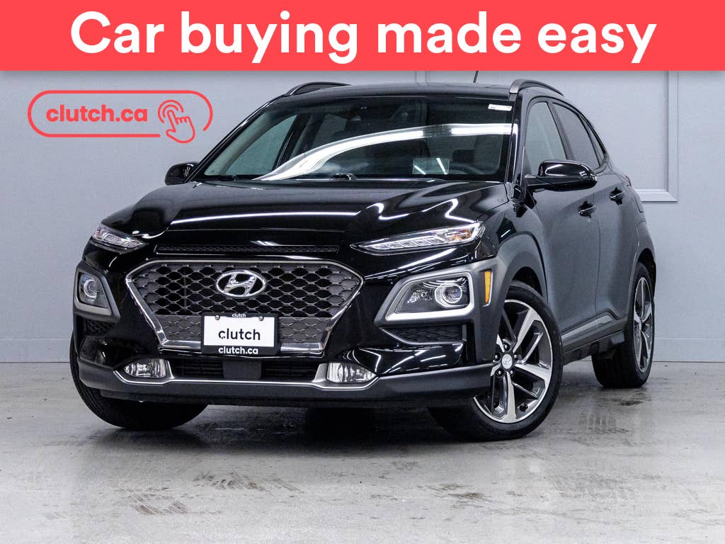 Black 2018 Hyundai Kona SUV / Crossover All-Wheel Drive Automatic