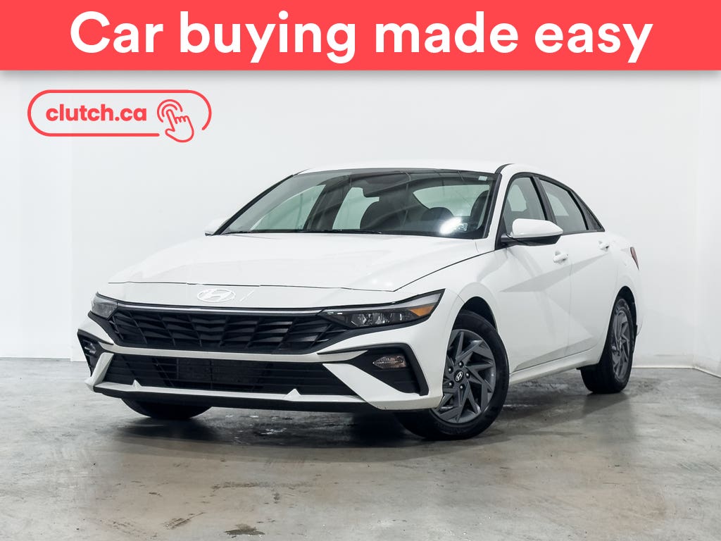 White 2025 Hyundai Elantra Preferred FWD Sedan Automatic