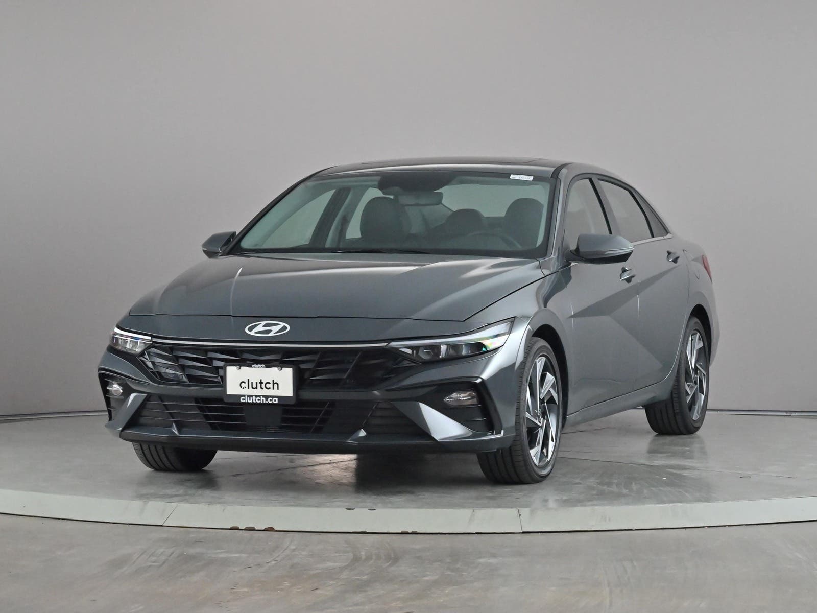 Gray 2025 Hyundai Elantra Hybrid Sedan  Automatic