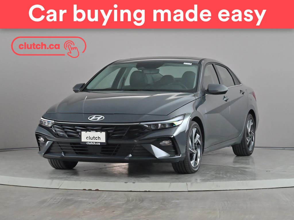 Gray 2025 Hyundai Elantra Hybrid Sedan Automatic