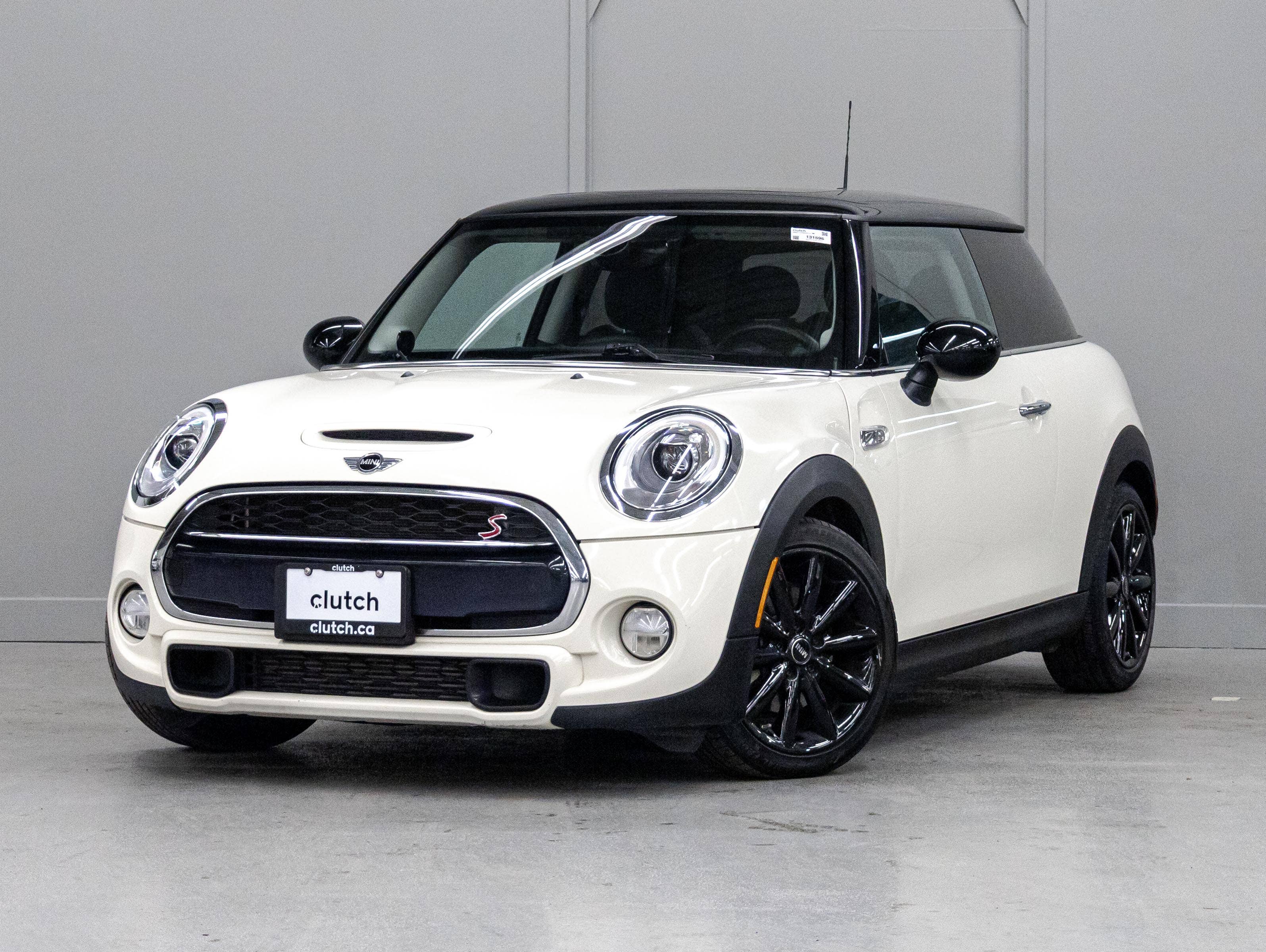 White 2017 MINI Cooper Hatchback Front-Wheel Drive Automatic