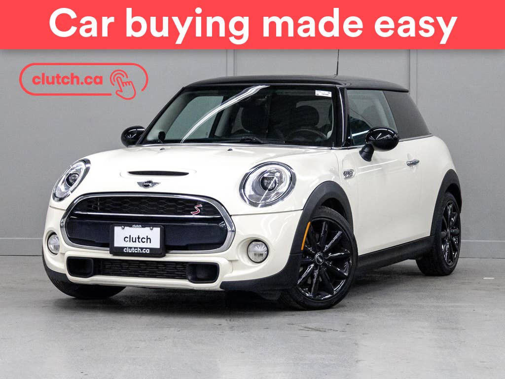 White 2017 MINI Cooper Hatchback Front-Wheel Drive Automatic