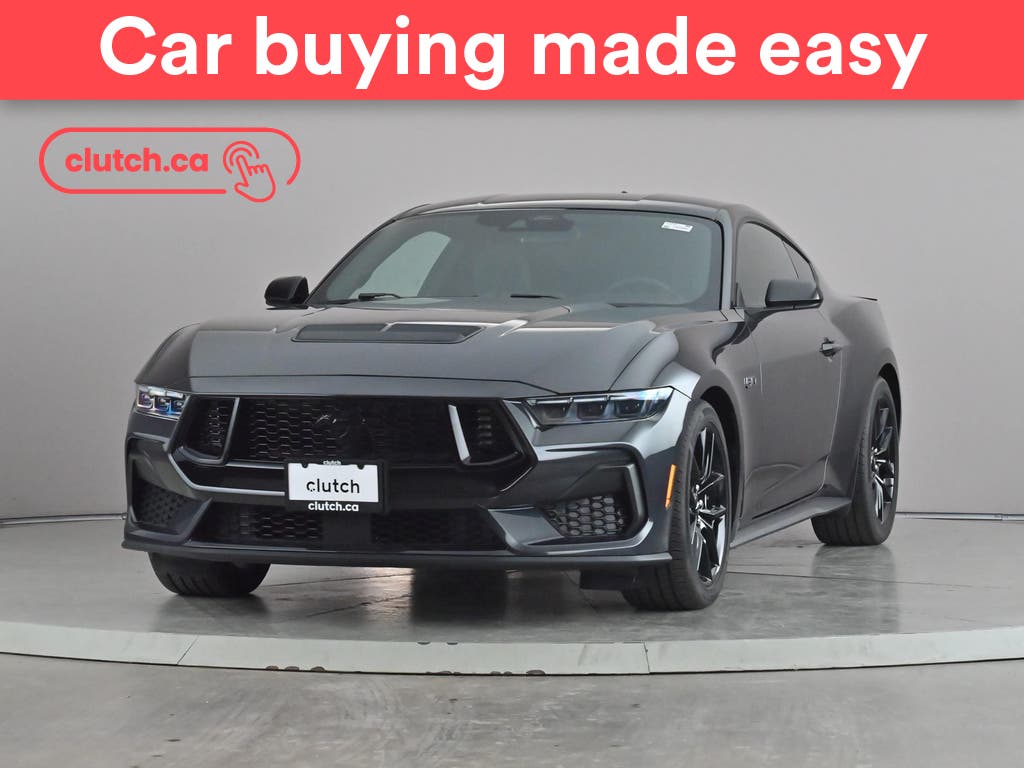 Black 2024 Ford Mustang Coupe Rear-Wheel Drive Automatic