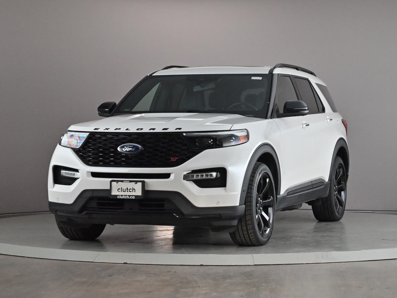 White 2020 Ford Explorer SUV / Crossover All-Wheel Drive Automatic
