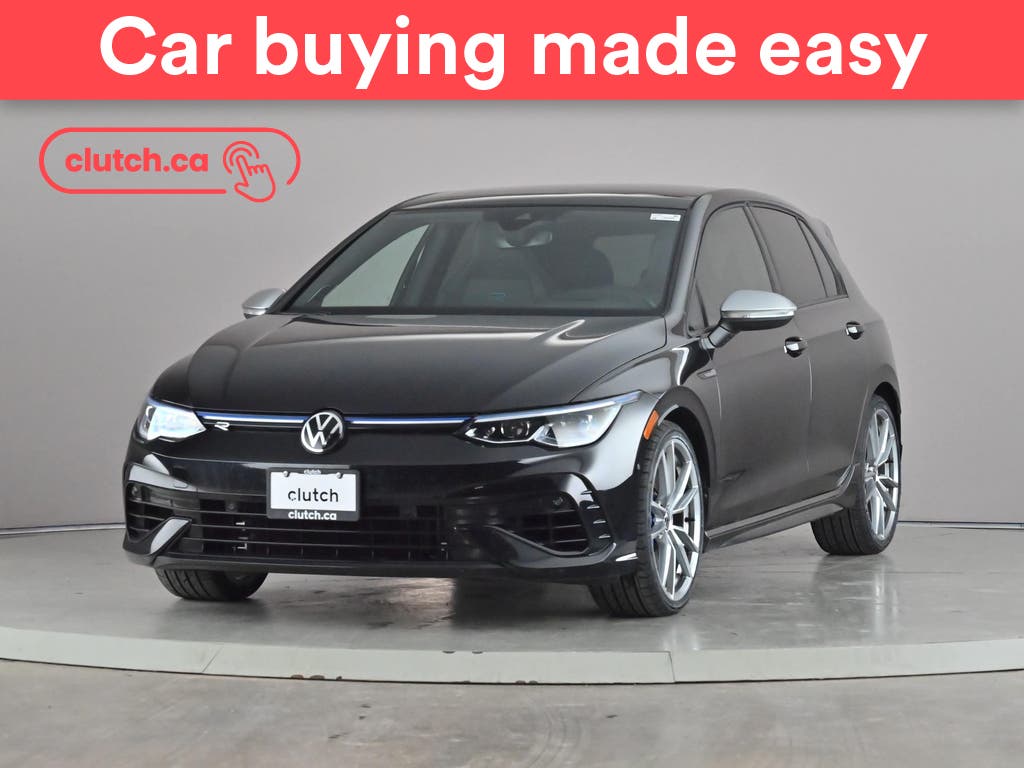 Black 2024 Volkswagen Golf R Hatchback All-Wheel Drive Manual