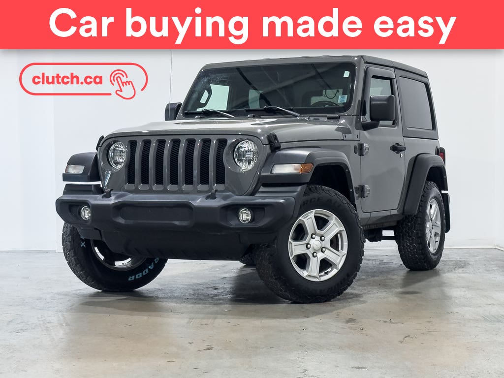 Gray 2021 Jeep Wrangler Sport S 4WD SUV / Crossover Four-Wheel Drive Automatic