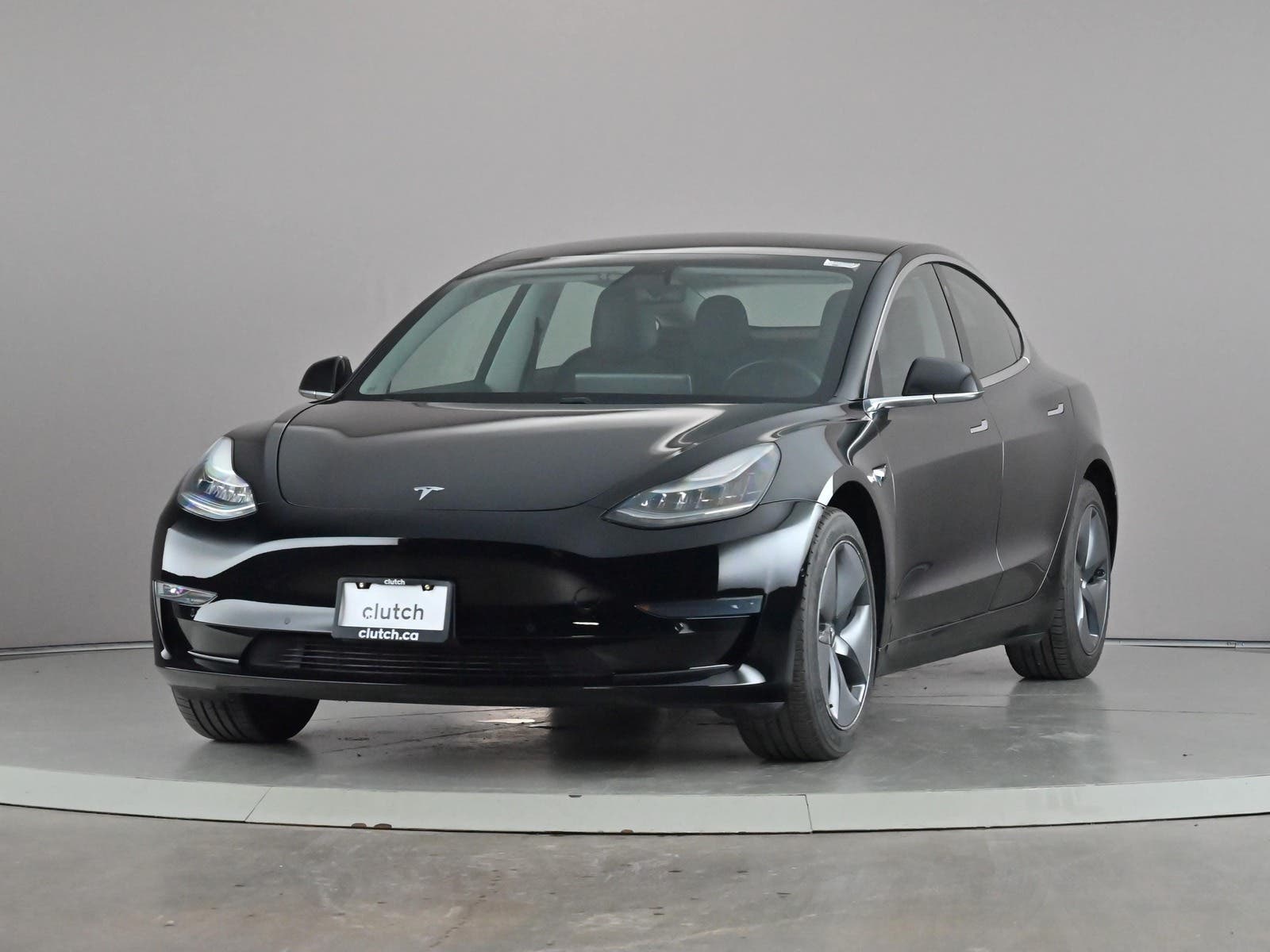 Black 2019 Tesla Model 3 Sedan Rear-Wheel Drive Automatic