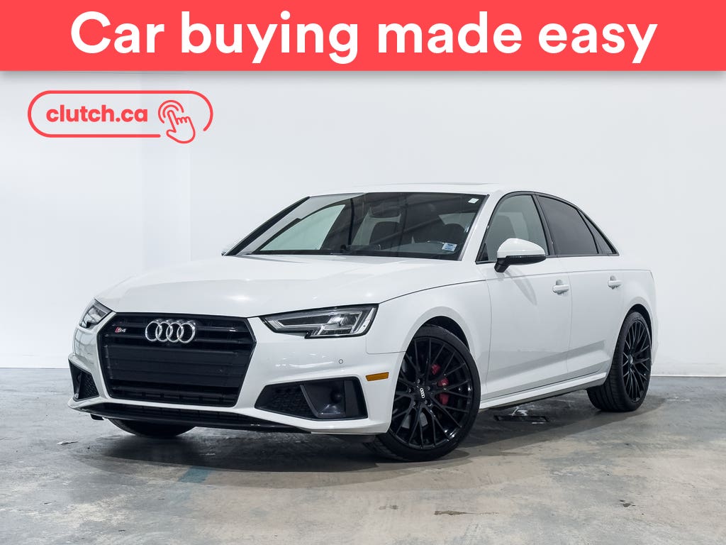White 2019 Audi S4 Sedan Automatic