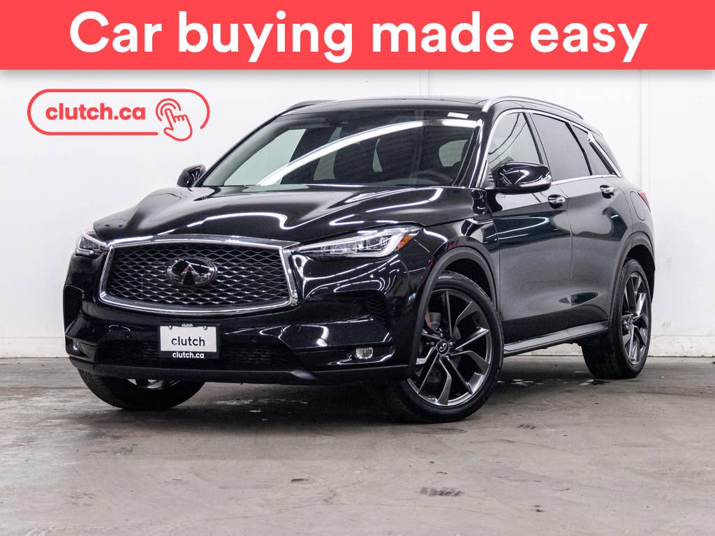 Black 2023 INFINITI QX50 SUV / Crossover All-Wheel Drive Automatic