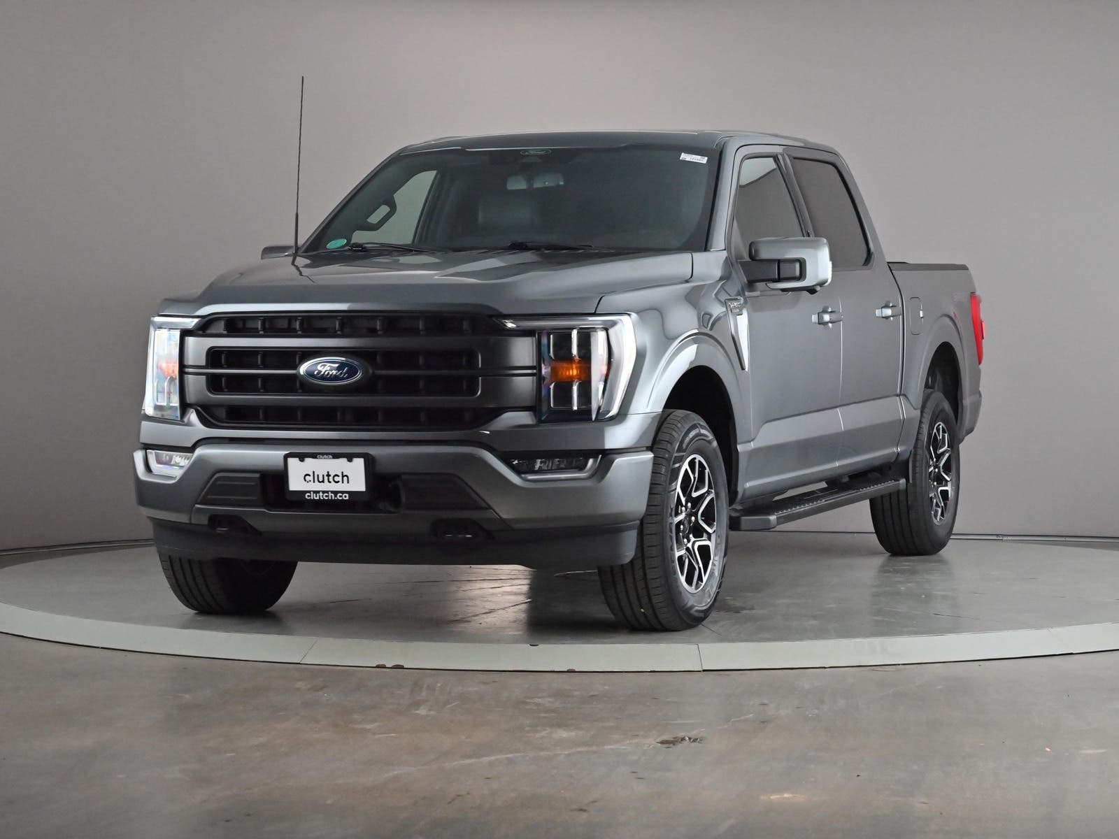 Gray 2022 Ford F-150 Pickup Truck Four-Wheel Drive Automatic