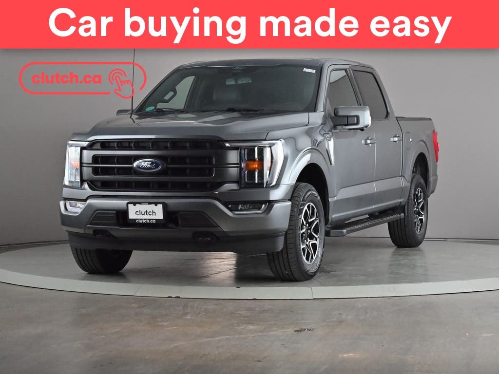 Gray 2022 Ford F-150 Pickup Truck Four-Wheel Drive Automatic