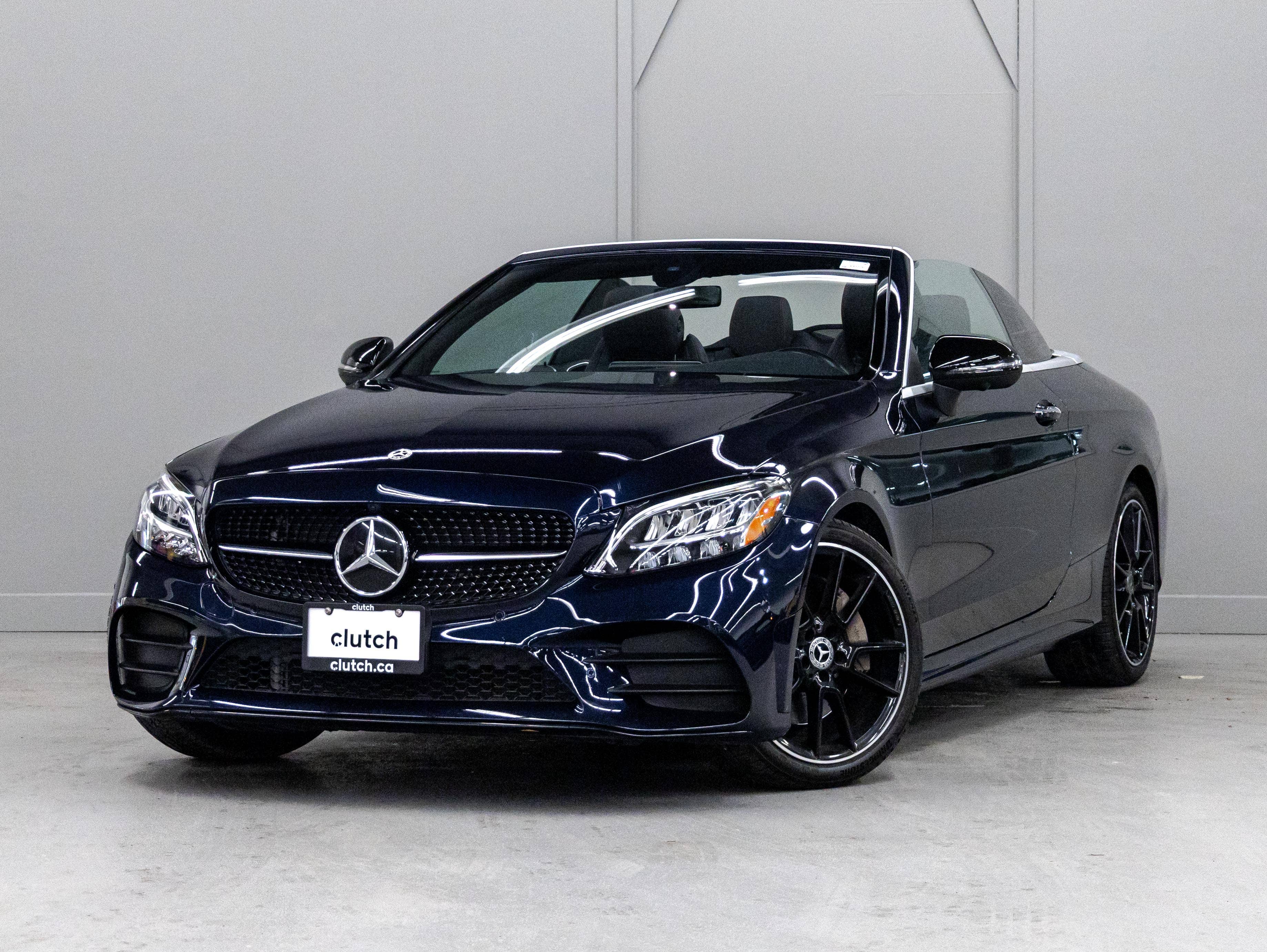 Blue 2022 Mercedes-Benz C-Class Convertible All-Wheel Drive Automatic