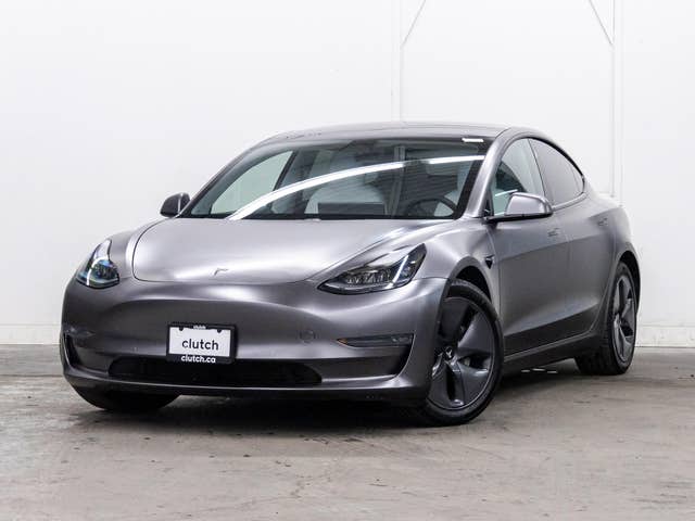 Grey 2021 Tesla Model 3