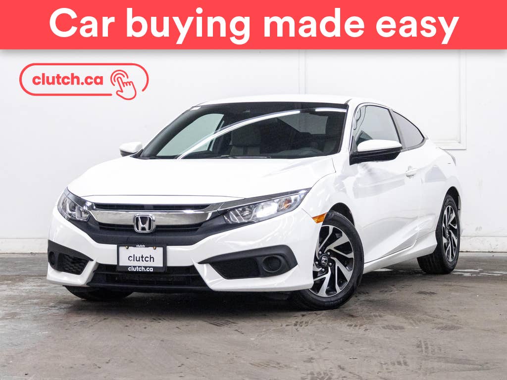 White 2018 Honda Civic Coupe Coupe Automatic