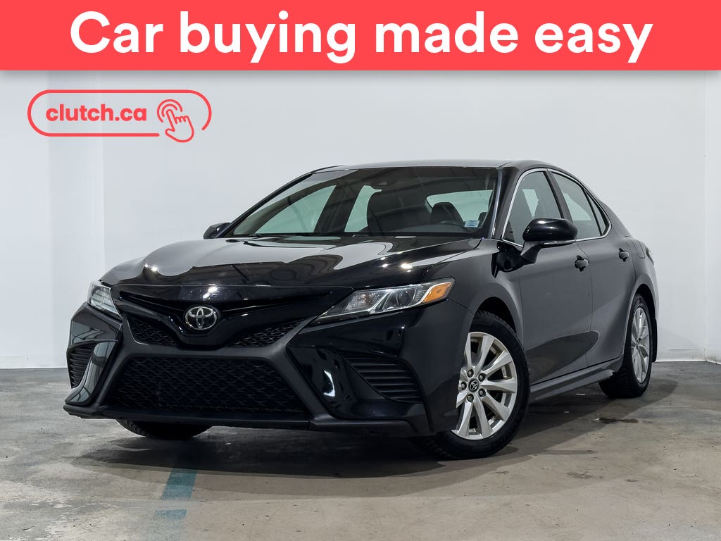 Black 2018 Toyota Camry Sedan Front-Wheel Drive Automatic