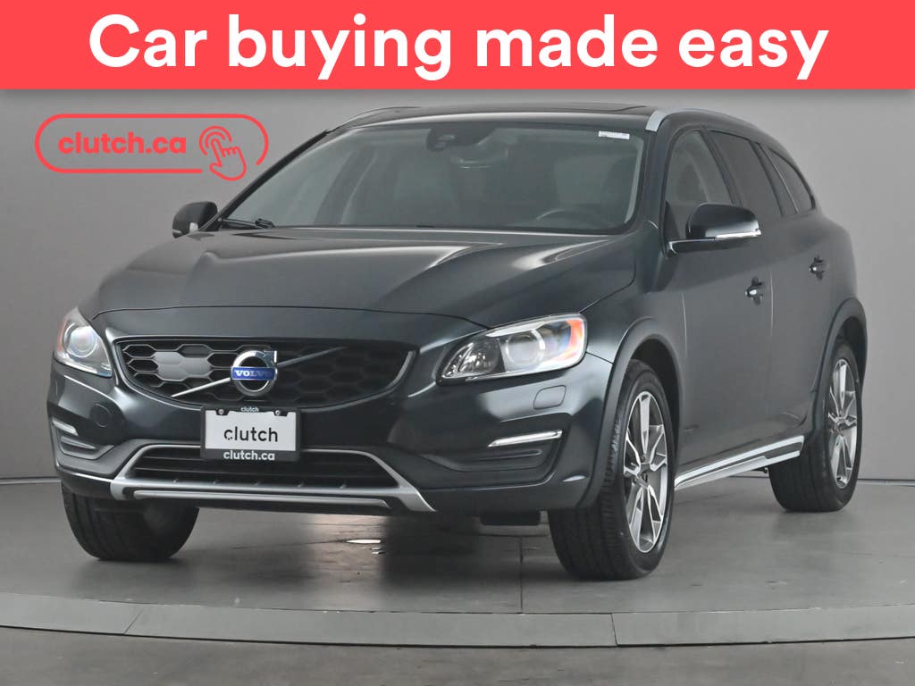 Gray 2017 Volvo V60 Cross Country T5 Premier AWD Wagon All-Wheel Drive Automatic