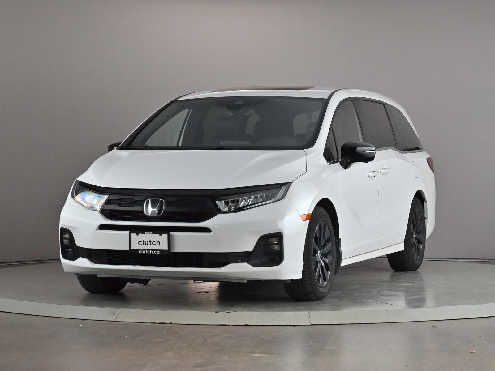 White 2025 Honda Odyssey Minivan Front-Wheel Drive Automatic
