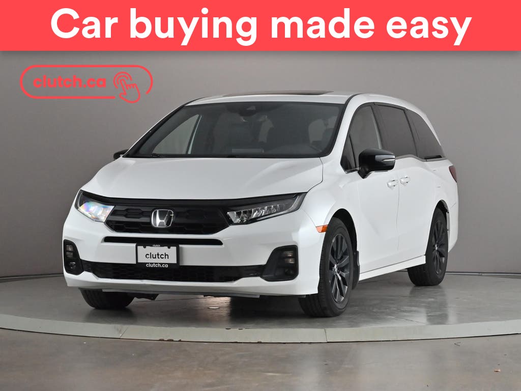 White 2025 Honda Odyssey Minivan Front-Wheel Drive Automatic