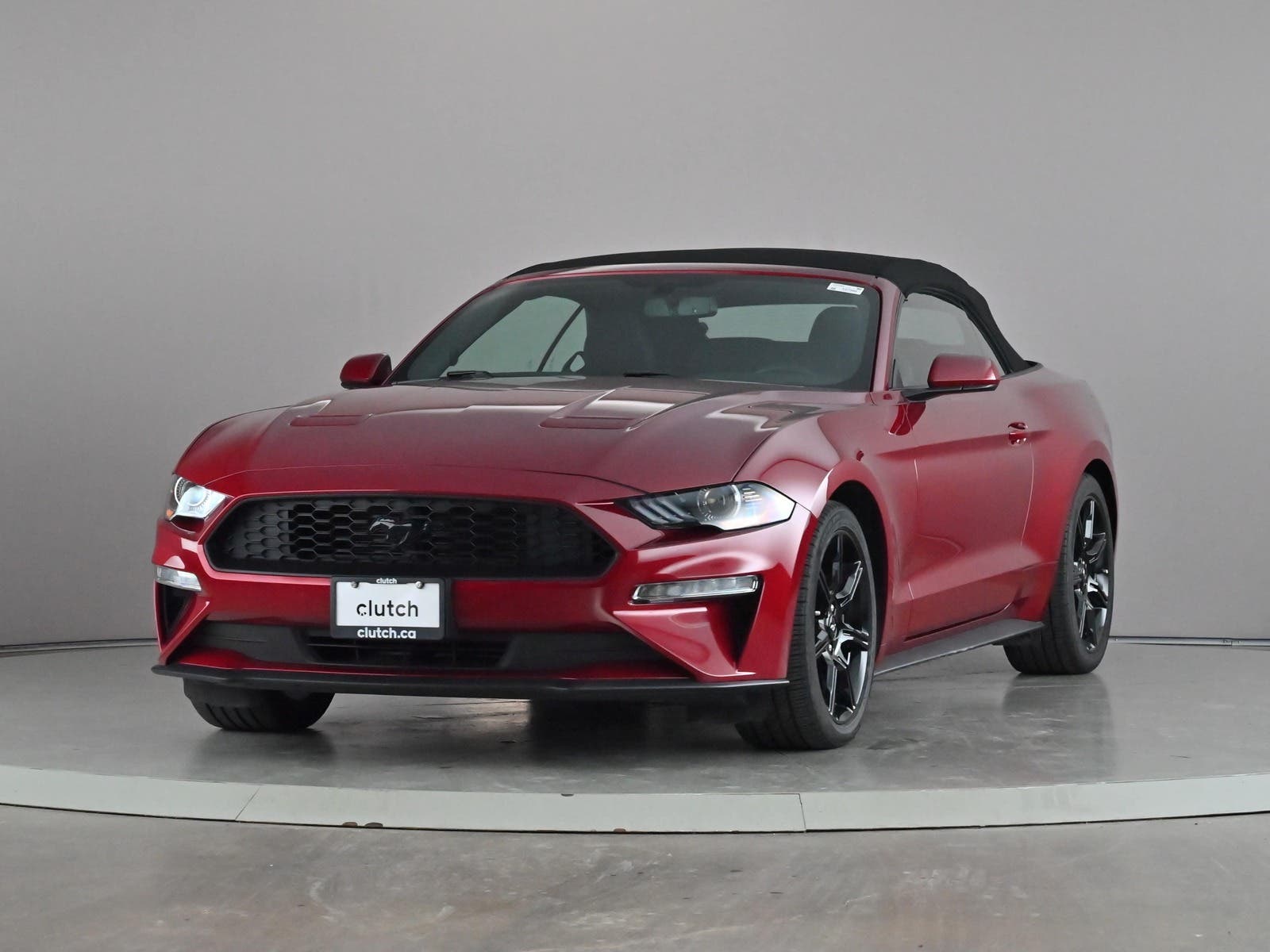 Red 2018 Ford Mustang Convertible Rear-Wheel Drive Automatic