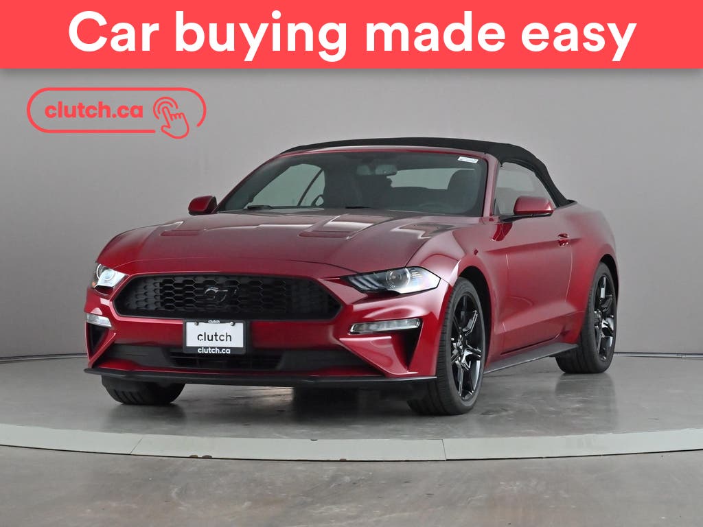 Red 2018 Ford Mustang Convertible Rear-Wheel Drive Automatic