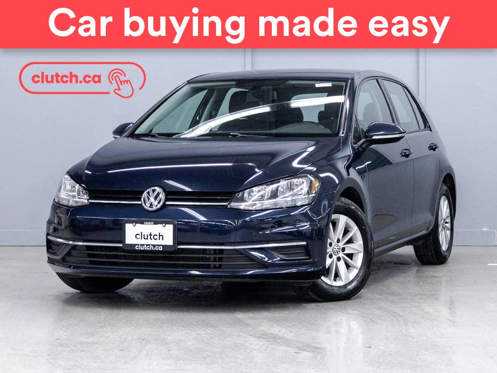 Blue 2018 Volkswagen Golf Hatchback Manual