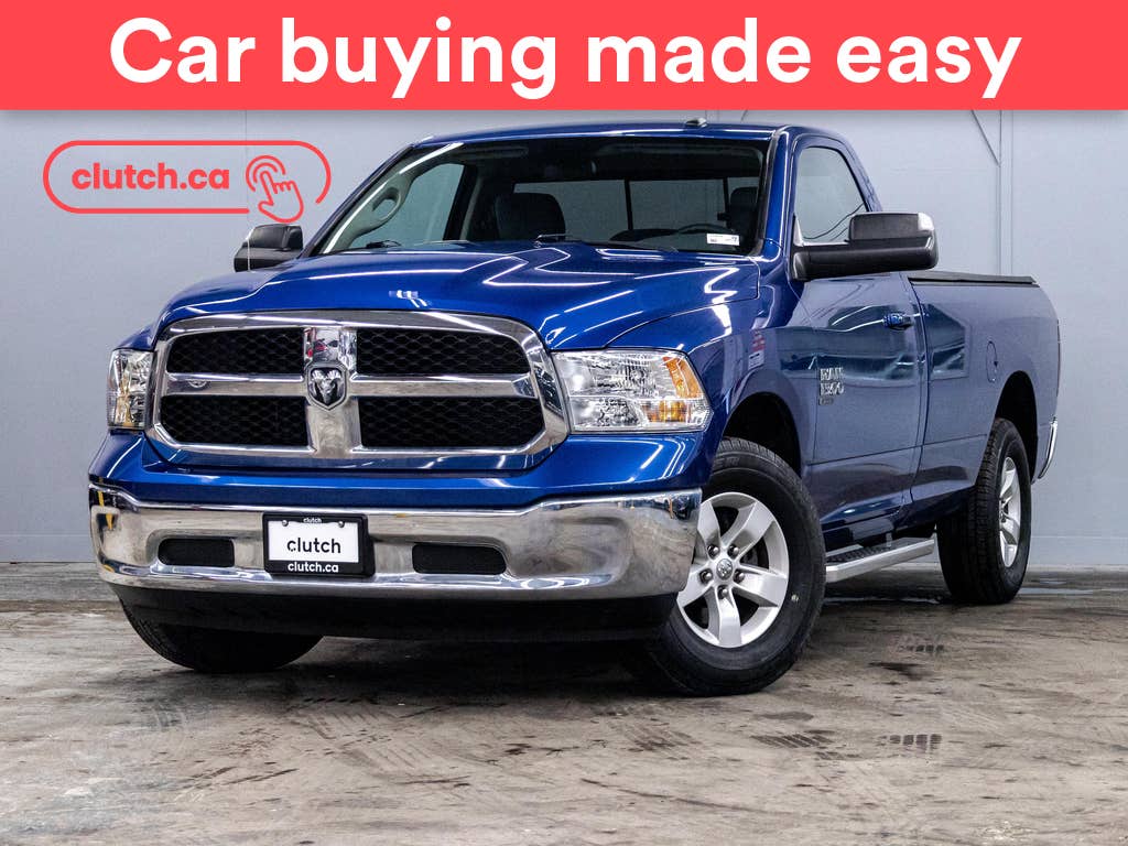 Blue 2019 RAM 1500 Pickup Truck Four-Wheel Drive Automatic