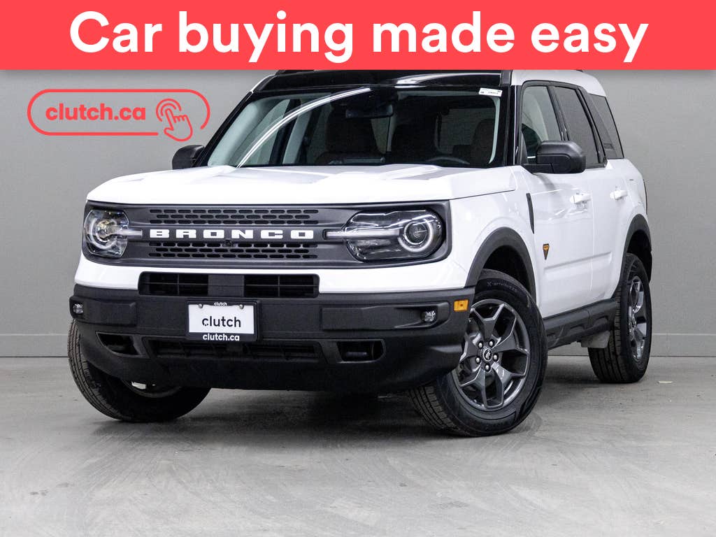 White 2023 Ford Bronco Sport SUV / Crossover All-Wheel Drive Automatic