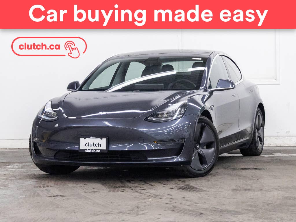 Silver 2020 Tesla Model 3 Sedan All-Wheel Drive Automatic