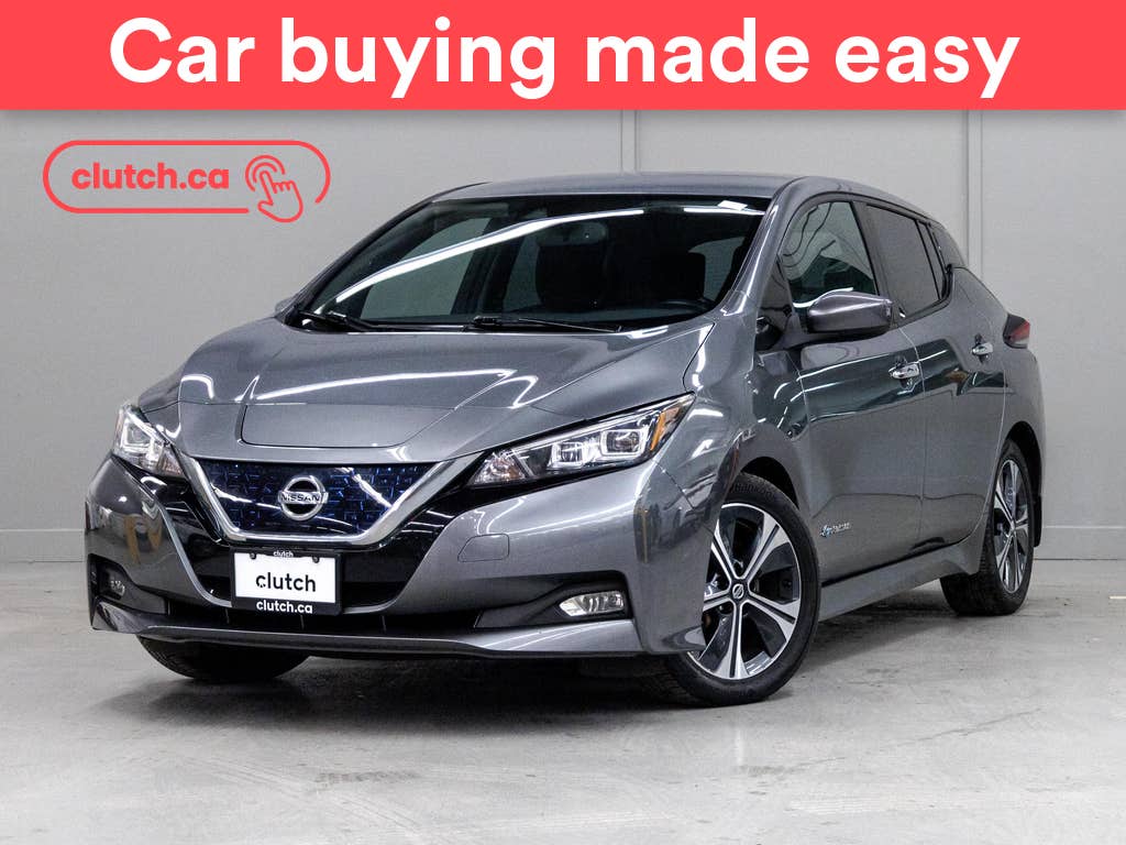 Gray 2018 Nissan LEAF Hatchback Front-Wheel Drive Automatic