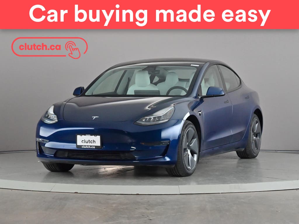 Blue 2022 Tesla Model 3 Sedan All-Wheel Drive Automatic