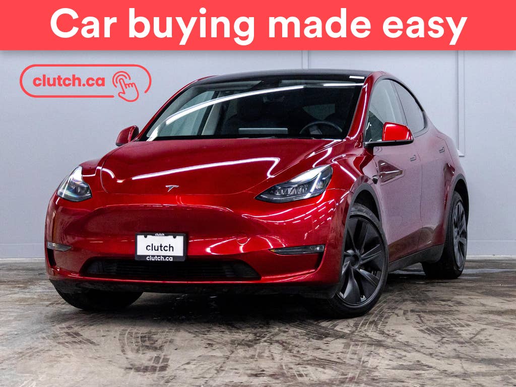 Red 2024 Tesla Model Y SUV / Crossover All-Wheel Drive Automatic