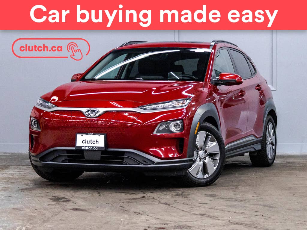 Red 2021 Hyundai Kona Electric SUV / Crossover Front-Wheel Drive Automatic