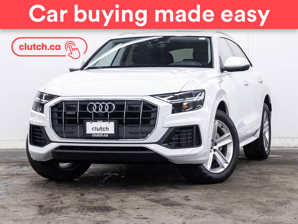 White 2019 Audi Q8 quattro Progressiv 55 TFSI SUV / Crossover Automatic