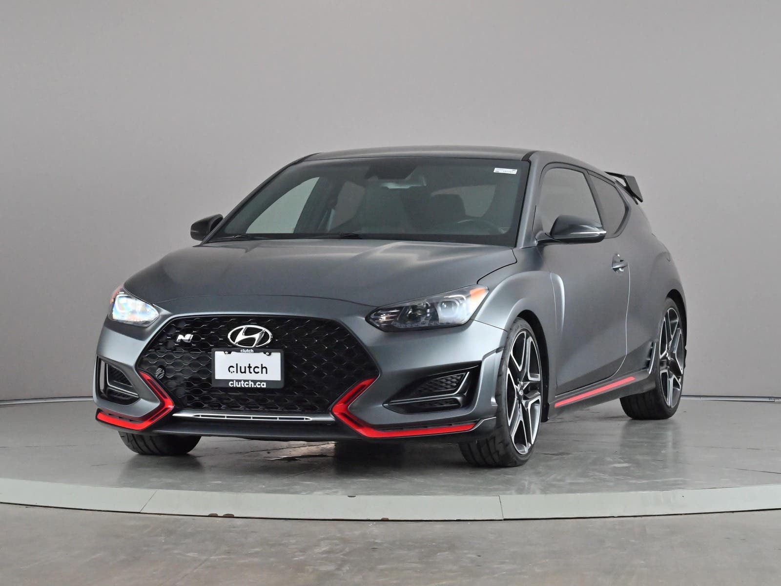 Black 2021 Hyundai Veloster N Coupe Front-Wheel Drive Manual