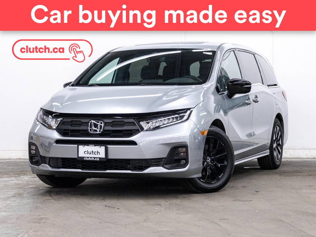 Gray 2025 Honda Odyssey Sport-L FWD Minivan Front-Wheel Drive Automatic