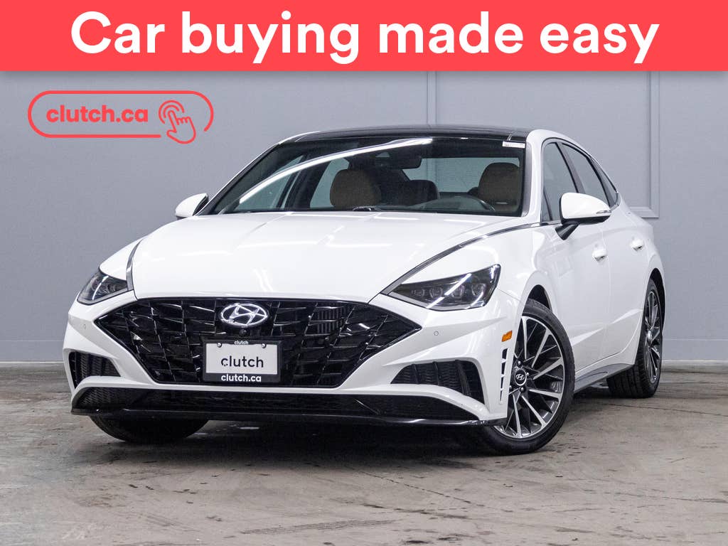 White 2021 Hyundai Sonata Sedan Automatic
