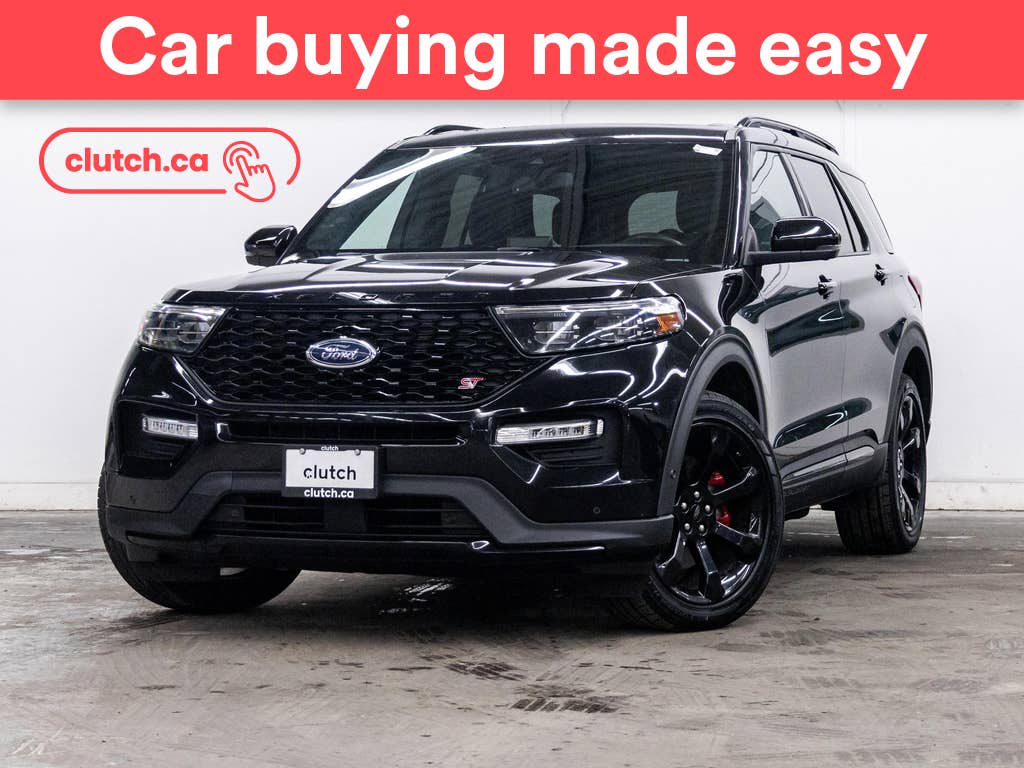 Black 2020 Ford Explorer SUV / Crossover All-Wheel Drive Automatic