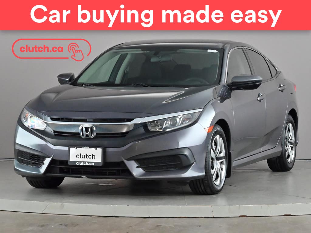 Gray 2018 Honda Civic Sedan Front-Wheel Drive Automatic