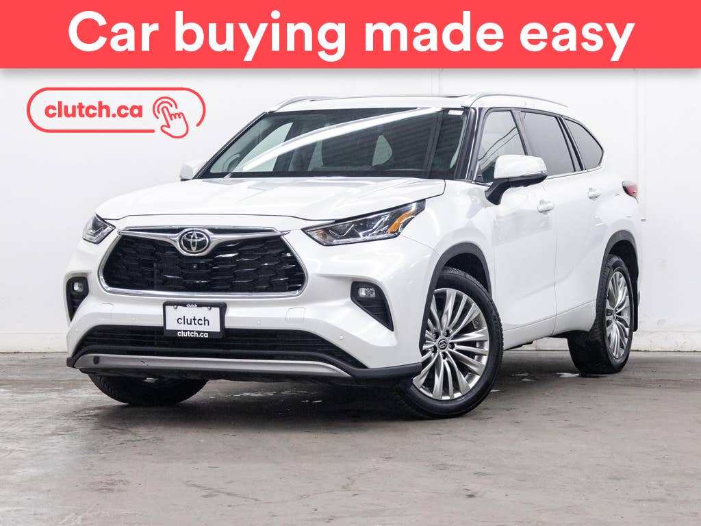 White 2023 Toyota Highlander SUV / Crossover All-Wheel Drive Automatic