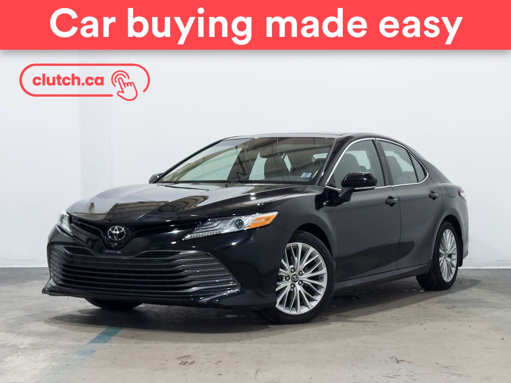 Black 2018 Toyota Camry Sedan Front-Wheel Drive Automatic